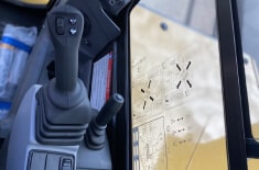 Cat 305 Next Generation digger interior