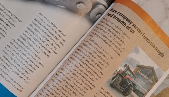 HIRE COMPANY SERVES FARMS THE LENGTH AND BREADTH OF UK Post Thumbnail